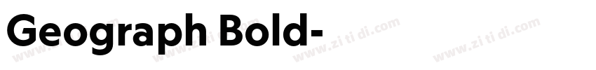 Geograph Bold字体转换 Geograph Bold字体转换